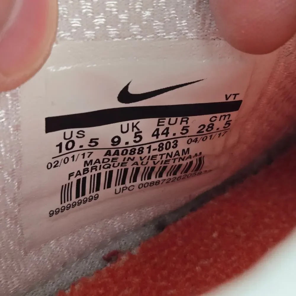 Nike Mens 10.5 NCAA Free Trainer V7 Week Zero Clemson Tigers Shoe AA0881-803